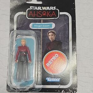 Star Wars Ahsoka Retro Figure - Red and Black